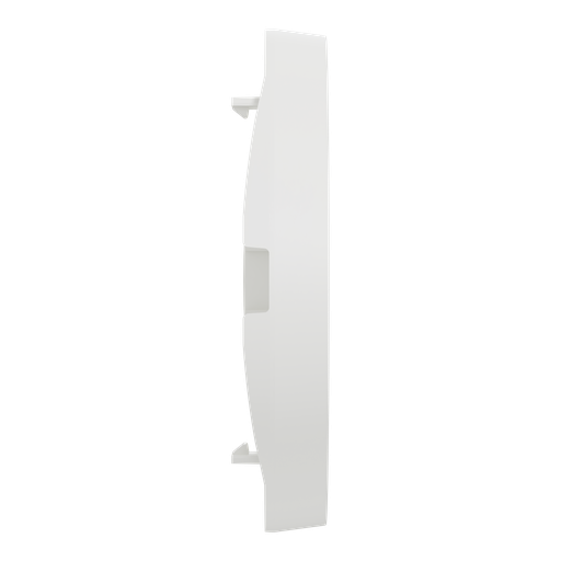 [SCHS929270] Odace - demi-enjoliveur seul à voyant - pour double VV ou poussoir - blanc craie