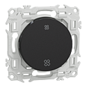 [SCHS940233] Odace - inter ou poussoir VMC 2 vitesses - 10AX - noir onyx