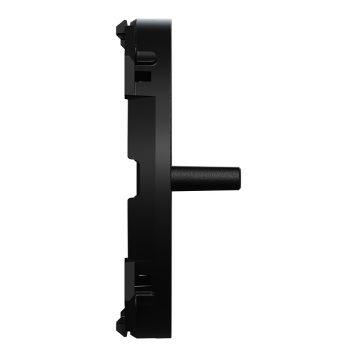 [SCHS949211] Odace - enjoliveur - pour double va-et-vient ou poussoir à levier - noir onyx