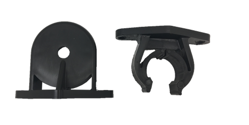 [CATCI-10-D] support mural de perche diam 32-36 mm, plastique semi-rigide.