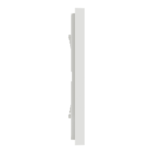 [SCHNU600818] Unica Déco Essentielle - Plaque de finition - Blanc - 4 postes horiz vert