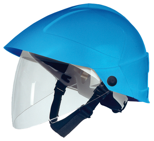 [CATMO-185-B] Casque isolant électricien avec visière intégrée arcflash APC 1, bleu