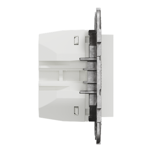 [SCHNU501418] Unica - prise chargeur USB - C 65W forte puiss - 2mod - blanc - méca support fix
