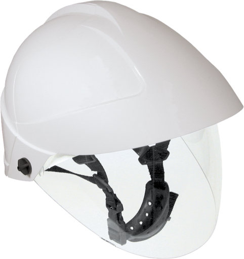 [CATMO-185-BLM] Casque isolant électricien visière intégrée et mentonnière arcflash APC 1 blanc