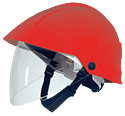 [CATMO-185-R] Casque isolant électricien avec visière intégrée arcflash APC 1, rouge