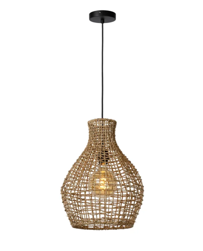 [LUC03438/35/72] ALBAN Suspension-Nature.-Ø35-1xE27-40W-Jonc d.