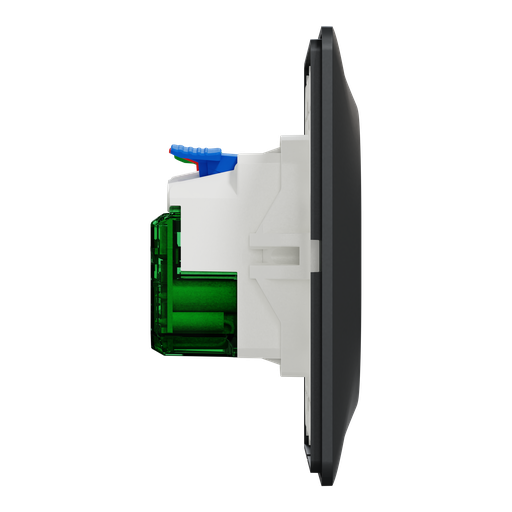 [SCHS340089] Ovalis - combi 2P+T 16A affleurante+chargeur USB-C 10,5W - connex. auto - Anth