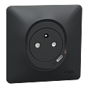 [SCHS340089] Ovalis - combi 2P+T 16A affleurante+chargeur USB-C 10,5W - connex. auto - Anth