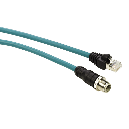 [SCHTCSECL1M3M3S2] câble Ethernet - cordon droit - IP67 - M12/RJ45 - 3 m - CE/UL
