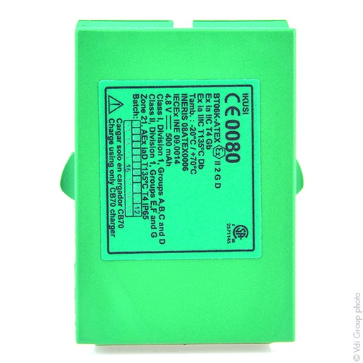 [ENIAMH0637] Batterie(s) Batterie télécommande de grue ATEX Ikusi 4.8V 500mAh