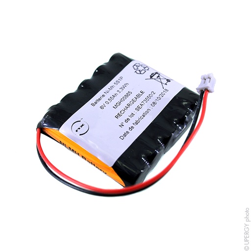 [ENIMGH00865] Pack(s) Batterie Nimh 5x AAA HT  5S1P ST1 6V 550mAh JST