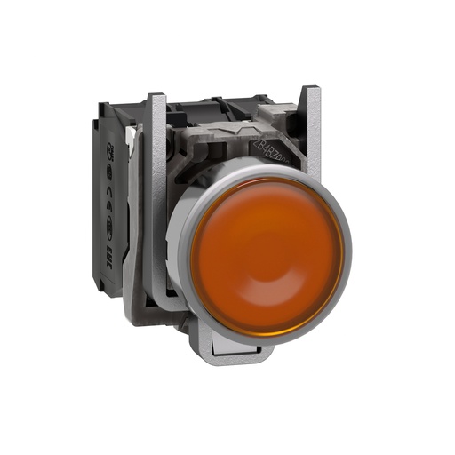 [SCHXB4BW35M5] Harmony XB4 - poussoir lumineux LED - 1F+1O - orange - Ø22 - 230VAC
