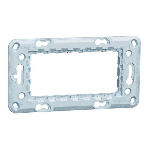 [SCHNU7104] Unica - support de fixation 4 modules - zamac