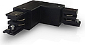 [MII82431] RAIL 3A CONNECT TRIPHASE COUDE L NOIR CIRCUIT EXTERIEUR 230V