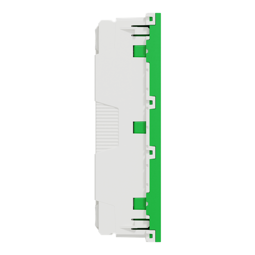 [SCHNU307906] Unica - prise triple 2P+T - FR - 45° - Vert - méca seul