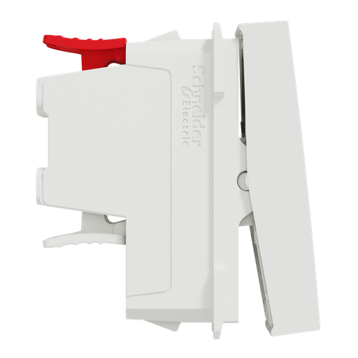 [SCHNU310518] Unica - permutateur - 10A - 250Vca - 1 module - Blanc - mécanisme seul