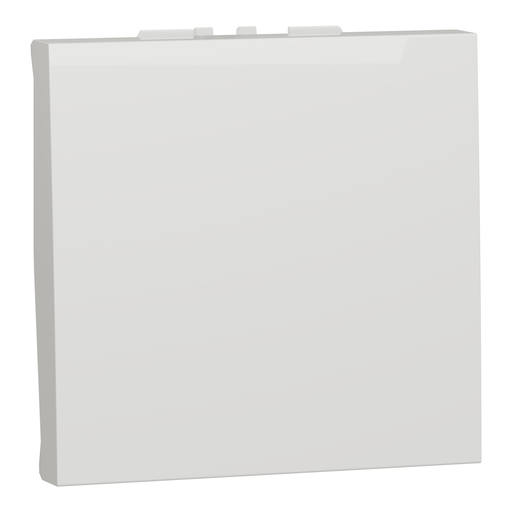 [SCHNU323618] Unica - bouton-poussoir NO/NF - 10A - connex rapide - 2 mod - Blanc - méca seul