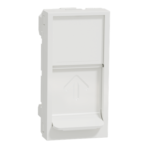 [SCHNU946018] Unica - prise pour 1 RJ45 Keystone/Systimax - 1 mod - Blanc - méca seul