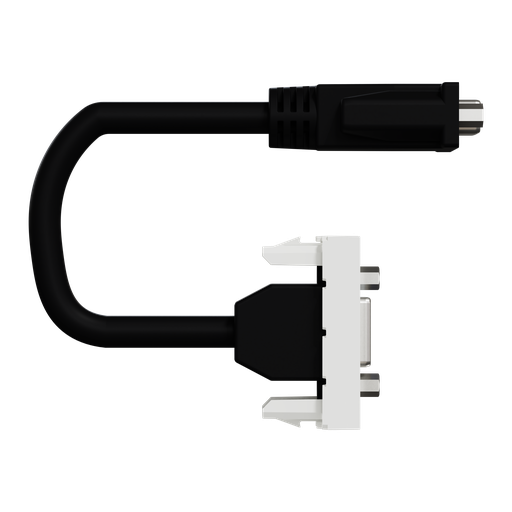 [SCHNU343218] Unica - prise VGA (HD15 female) préconnectorisée - 1 mod - Blanc - méca seul