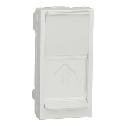 [SCHNU941020] Unica - prise pour 1 RJ45 S-One - 1 mod - Blanc antibactérien - méca seul