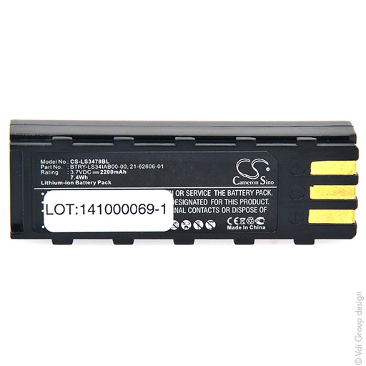 [ENIAML0644] Accumulateur(s) Batterie lecteur codes barres 3.7V 2200mAh