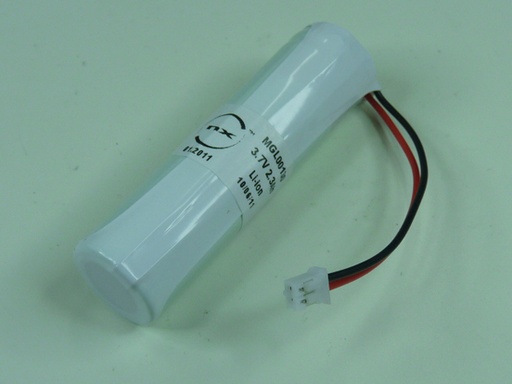 [ENIMGL00130] Pack(s) Batterie Li-Ion 1x 18650+PCM 3.6V 3.5Ah JST