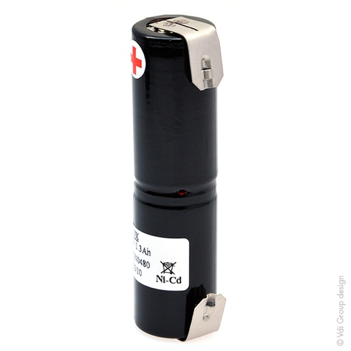 [ENIMGN0480] Pack(s) Batterie Nicd 2x SC NX 2S1P ST4 2.4V 1.6Ah Cosse