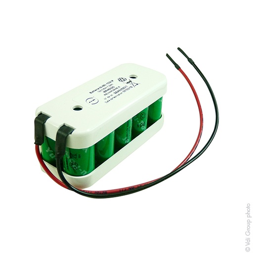[ENIMFH0020] Batterie(s) Batterie Nimh 10x 2/3AA 10S1P ST2 12V 600mAh Fils