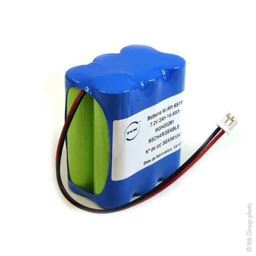 [ENIMGH00281] Batterie(s) Batterie Nimh 6x AA 6S1P ST2 7.2V 2Ah JST