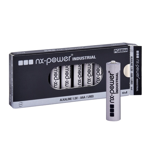 [ENIPCA9044] Boîte(s) de 10 Pile alcaline LR03 - AAA Nx-Power Industrial 1.5V 1.46Ah