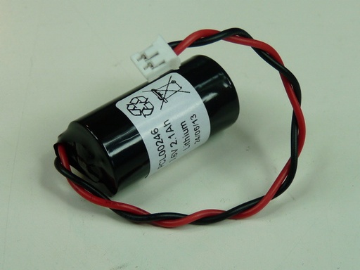 [ENIPCL00246] Pile(s) Pile lithium LS17330 2/3A 3.6V 2100mAh JST