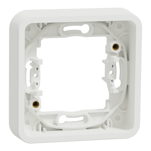 [SCHMUR39107] Mureva Styl - Cadre 1 poste - encastré - IP55 - IK08 - blanc
