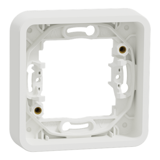 [SCHMUR39107] Mureva Styl - Cadre 1 poste - encastré - IP55 - IK08 - blanc