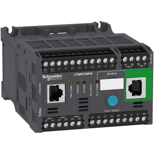 [SCHLTMR27MFM] TeSys T contrôleur moteur LTM R, Modbus, 100 à 240 V CA, 1,35…27 A