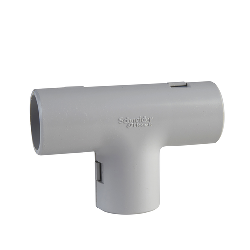 [SCHENN44325] Mureva, té pour tube 3321 - Gris - Ø25 mm
