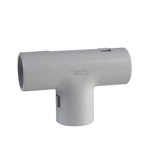 [SCHENN44325] Mureva, té pour tube 3321 - Gris - Ø25 mm