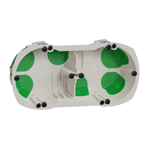 [SCHIMT35000] Multifix air - boîte étanche 2 postes - Ø67mm - P40mm - entraxe 71mm