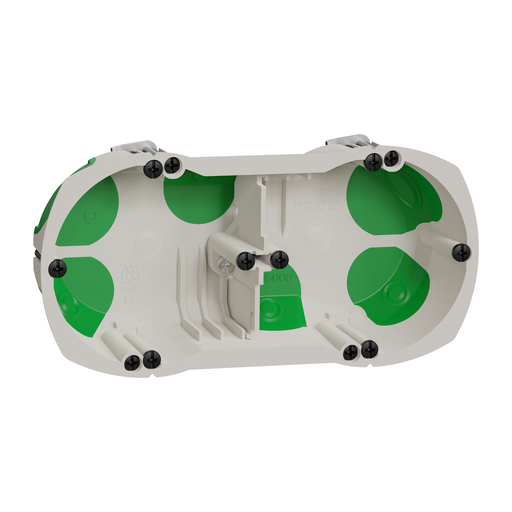 [SCHIMT35000] Multifix air - boîte étanche 2 postes - Ø67mm - P40mm - entraxe 71mm