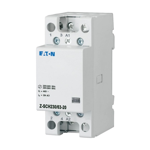 [EAT248859] Contacteur modulaire, 230VAC/50Hz, 2 s, 63A, 3PE