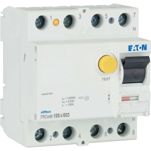 [EAT170414] Interrupteur différentiel FRCmM, 4P, 100A, type AC, 30mA