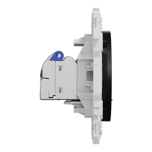 [SCHS940487] Odace - prise double RJ45 - Cat6A STP grade 3TV - noir onyx