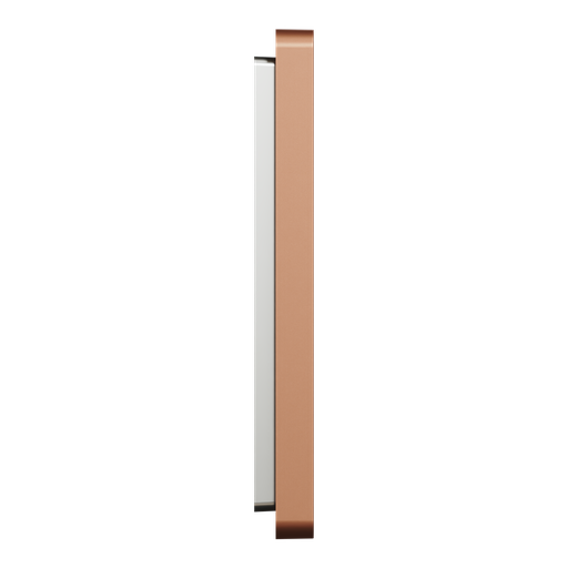 [SCHS931802] Odace Architecte - plaque de finition 1 poste - effet Cuivre