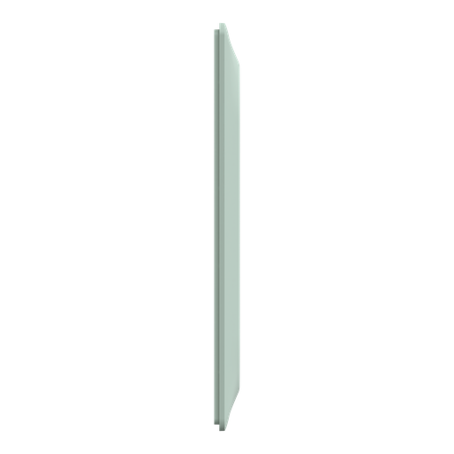 [SCHS320724A] Ovalis - Plaque de finition - 2 postes Vertical - entraxe 71mm - Sauge