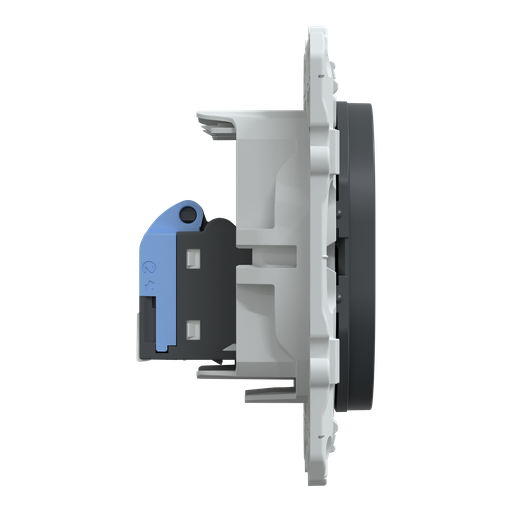 [SCHS340476] Ovalis - prise RJ45 cat.6 STP - grade 2TV min à grade 3TV (+ multi) - Anthracite