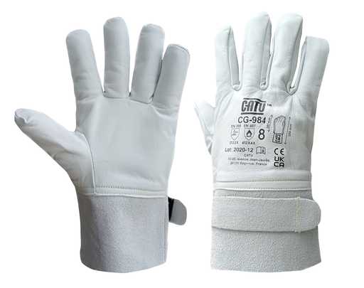 [CATCG98407] Surgants en cuir pour gants isolants courts, domaine BT taille 7