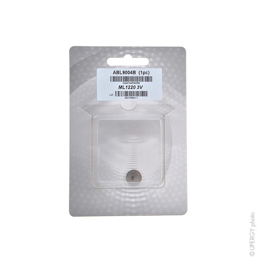 [ENIABL9004B] Blister(s) x 1 Accus bouton Lithium ML1220 3V 18mAh