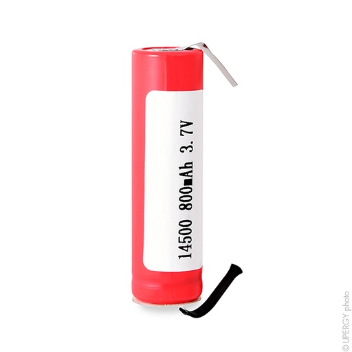 [ENIACL9057] Accumulateur(s) Accus Lithium-Ion PANASONIC UR14500P + 2 Tags 3.7V 800mAh