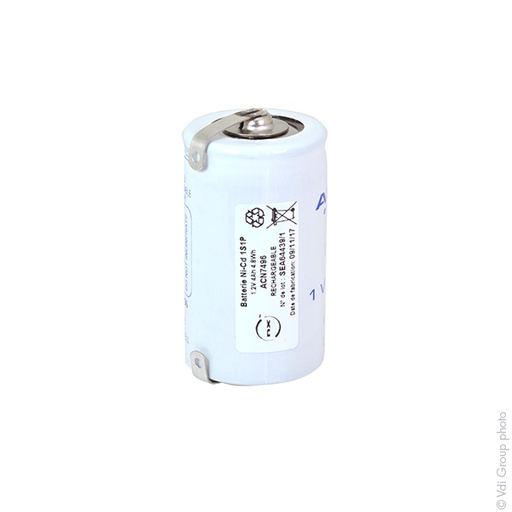 [ENIACN7496] Accumulateur(s) Accu NiCd VNT D U 1.2V 4.2Ah T2
