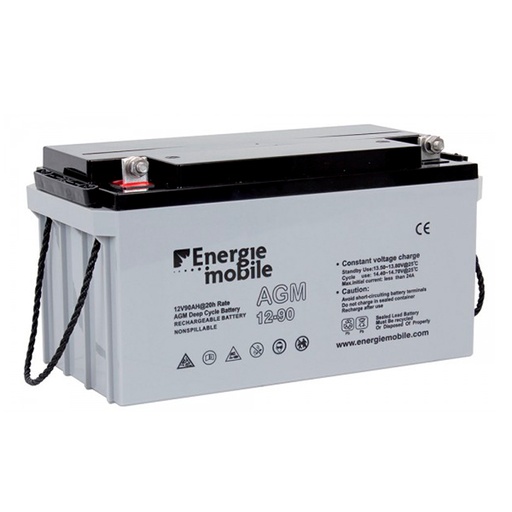 [ENIAMP8704] Unité(s) Batterie plomb AGM AGM12-90 12V 90Ah M8-F