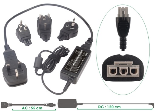 [ENILEX9008] Unité(s) Alimentation pour imprimante HP (0957-2175, 0950-4491...) prises EU, UK